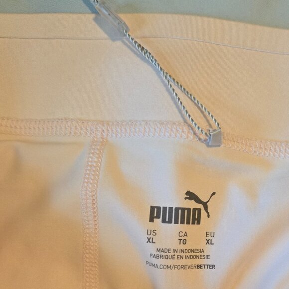 PUMA Power Shape Floral Dry Cell Skort - Peach Orange- NWT - Picture 4 of 10